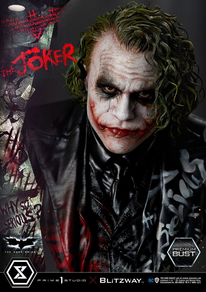 The Joker DC The Dark Knight Premium Bus Popiersie Figurka 26 cm - Image 3