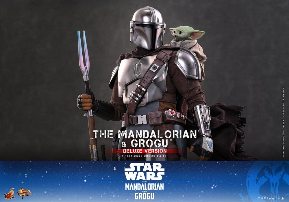 The Mandalorian and Grogu Star Wars: The Mandalorian & Grogu Movie Masterpiece Deluxe Version 1/6 Figurka 31 cm - Image 10