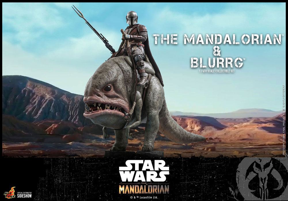 The Mandalorian & Blurrg Star Wars The Mandalorian 2-Pack 1/6 Figurka 37 cm - Image 8