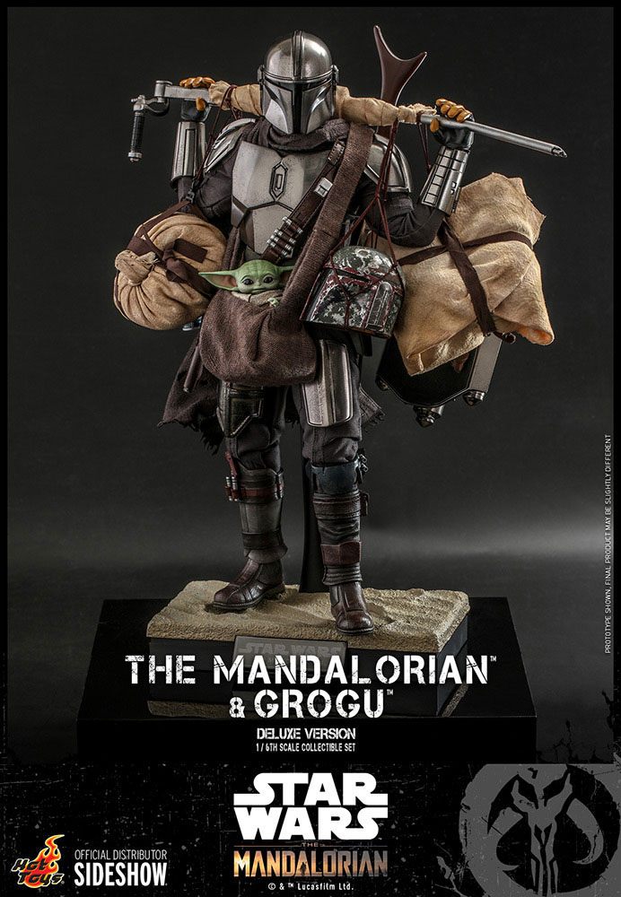 The Mandalorian & Grogu Star Wars The Mandalorian 2-Pack 1/6 Deluxe Version Figurka 30 cm - Image 2