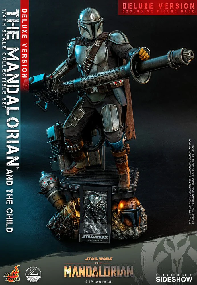 The Mandalorian & The Child Star Wars The Mandalorian Deluxe 1/4 2-Pack Figurki 46 cm - Image 13