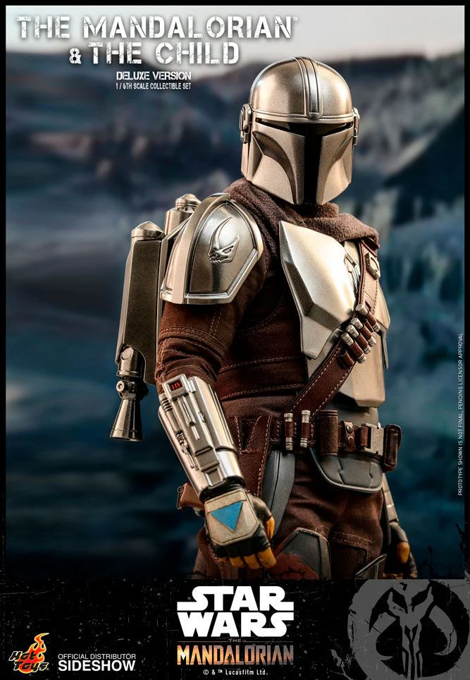 The Mandalorian & The Child Star Wars The Mandalorian Deluxe 2-Pack 1/6 Figurki 30 cm - Image 9