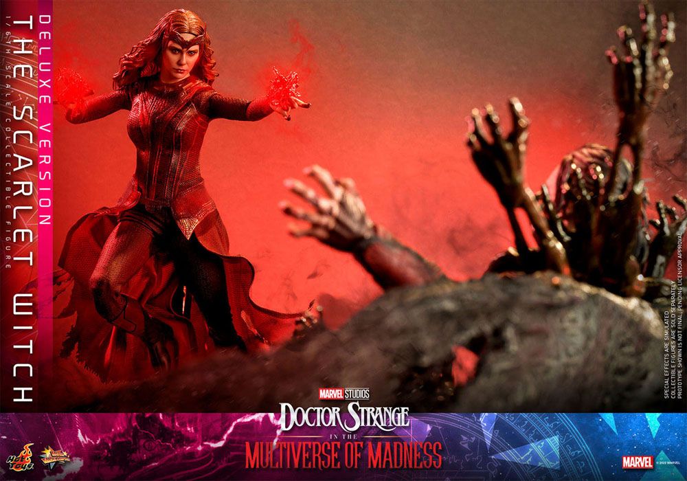 The Scarlet Witch Marvel Doctor Strange in the Multiverse of Madness Movie Masterpiece 1/6 Deluxe Version Figurka 28 cm - Image 17