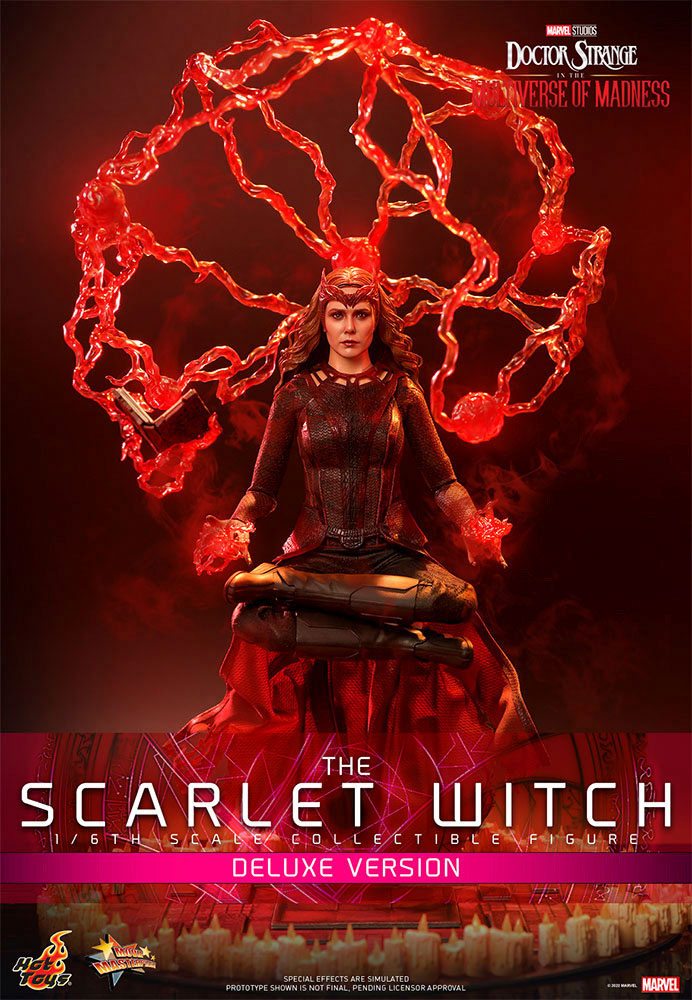 The Scarlet Witch Marvel Doctor Strange in the Multiverse of Madness Movie Masterpiece 1/6 Deluxe Version Figurka 28 cm - Image 2