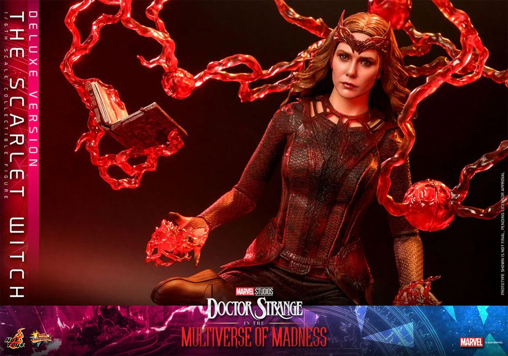 The Scarlet Witch Marvel Doctor Strange in the Multiverse of Madness Movie Masterpiece 1/6 Deluxe Version Figurka 28 cm - Image 20