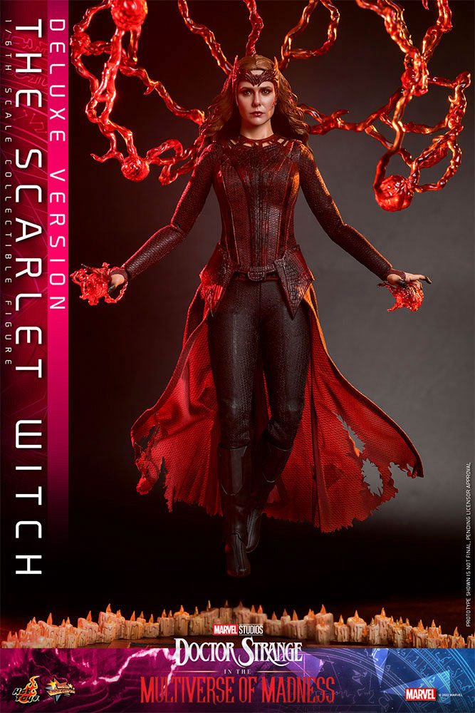 The Scarlet Witch Marvel Doctor Strange in the Multiverse of Madness Movie Masterpiece 1/6 Deluxe Version Figurka 28 cm - Image 3