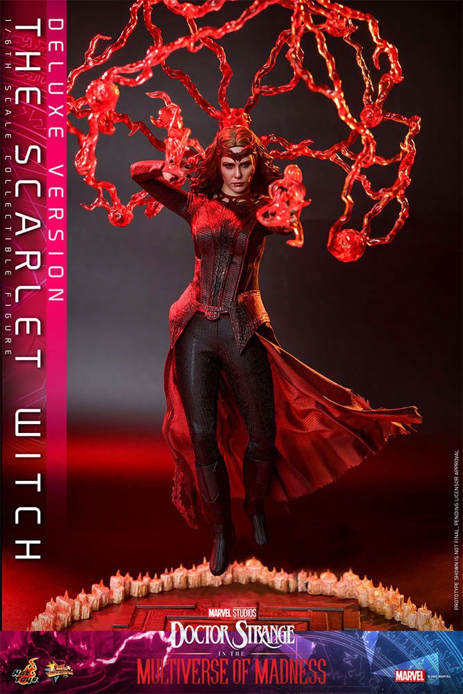 The Scarlet Witch Marvel Doctor Strange in the Multiverse of Madness Movie Masterpiece 1/6 Deluxe Version Figurka 28 cm - Image 4