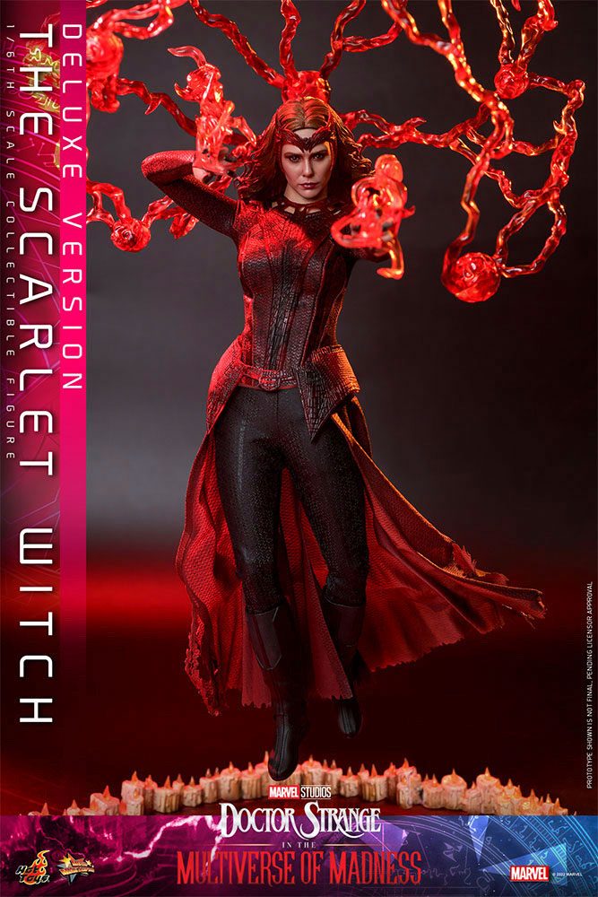 The Scarlet Witch Marvel Doctor Strange in the Multiverse of Madness Movie Masterpiece 1/6 Deluxe Version Figurka 28 cm - Image 5