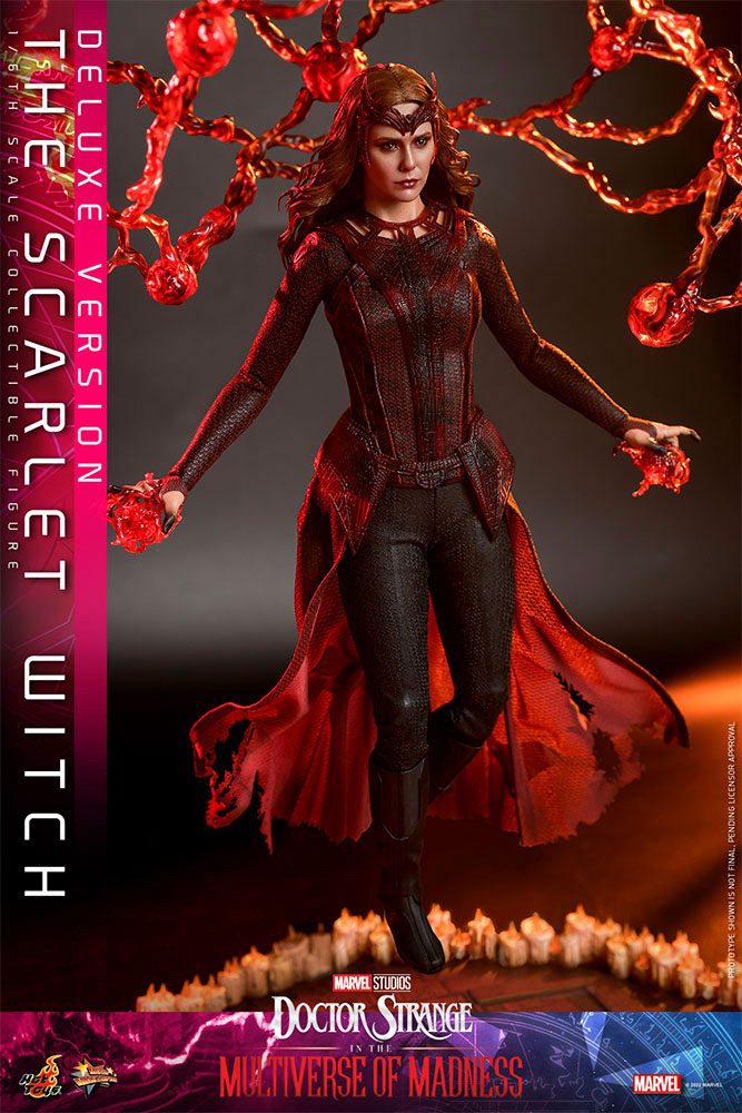The Scarlet Witch Marvel Doctor Strange in the Multiverse of Madness Movie Masterpiece 1/6 Deluxe Version Figurka 28 cm - Image 7