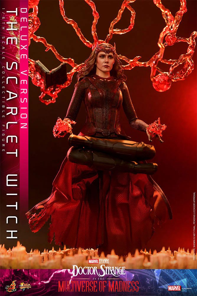 The Scarlet Witch Marvel Doctor Strange in the Multiverse of Madness Movie Masterpiece 1/6 Deluxe Version Figurka 28 cm - Image 9