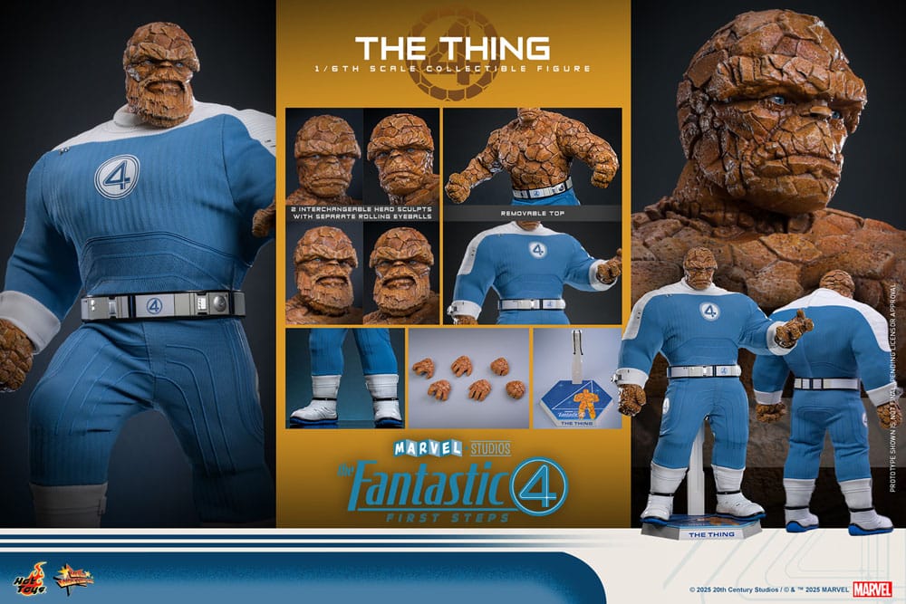 The Thing Marvel The Fantastic Four: First Steps Movie Masterpiece 1/6 Figurka 31 cm - Image 20
