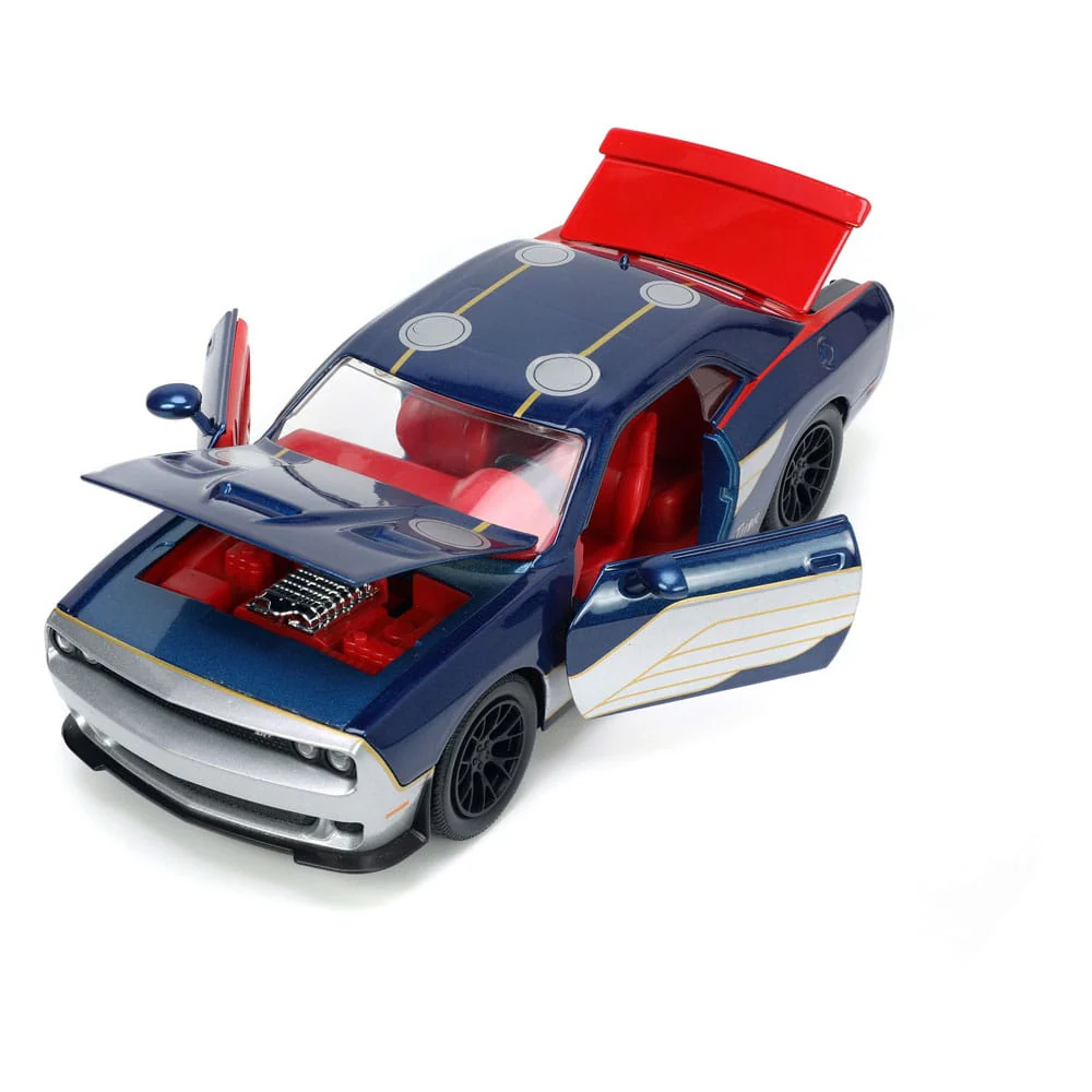 Thor Marvel Dodge Challenger Diecast Model 1/24 Figurka 7 cm - Image 8