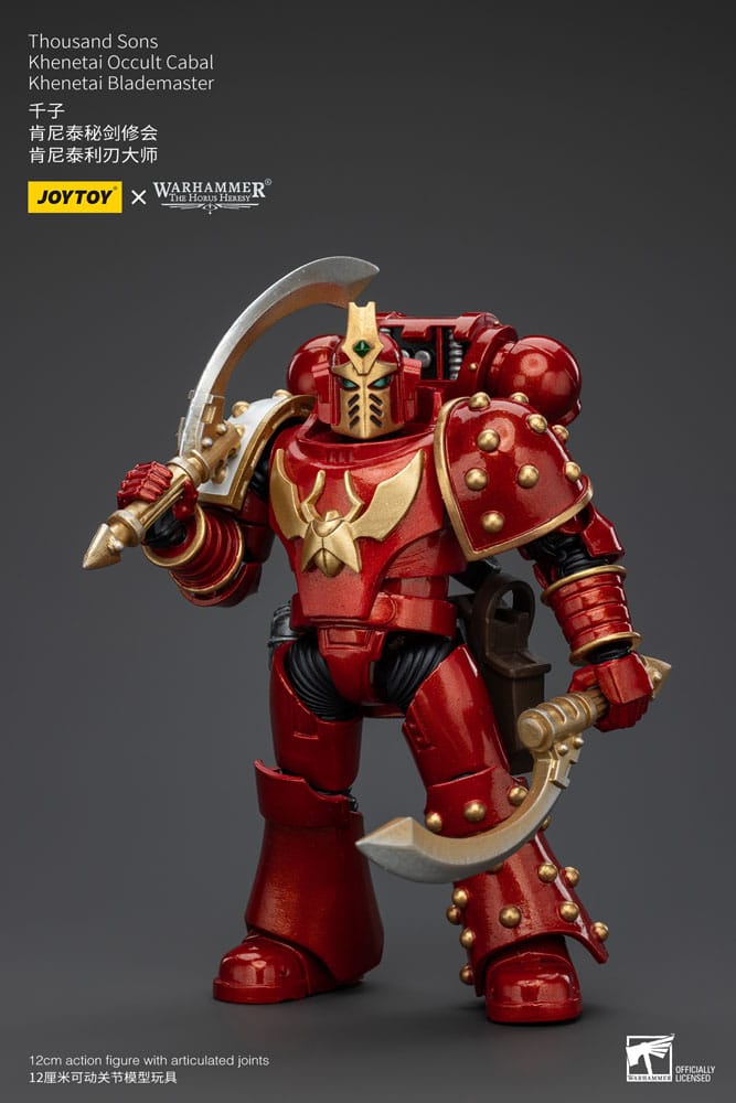 Thousand Sons Khenetai Occult Cabal Khenetai Blademaster Warhammer The Horus Heresy 1/18 Figurka 12 cm - Image 2