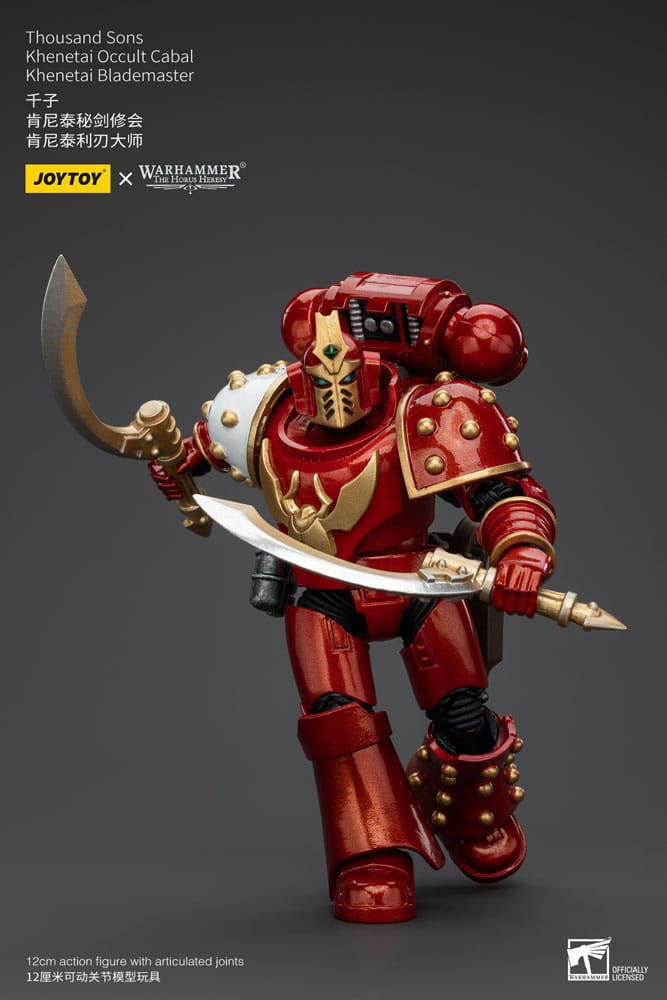 Thousand Sons Khenetai Occult Cabal Khenetai Blademaster Warhammer The Horus Heresy 1/18 Figurka 12 cm - Image 4