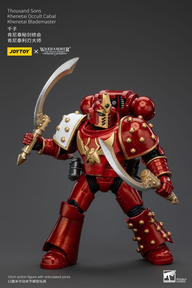 Thousand Sons Khenetai Occult Cabal Khenetai Blademaster Warhammer The Horus Heresy 1/18 Figurka 12 cm - Image 5