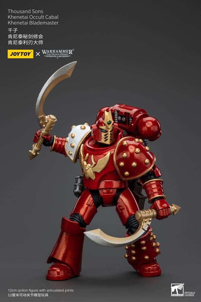 Thousand Sons Khenetai Occult Cabal Khenetai Blademaster Warhammer The Horus Heresy 1/18 Figurka 12 cm - Image 6