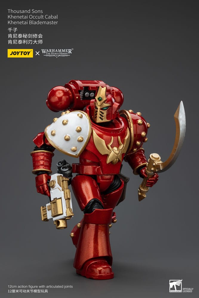 Thousand Sons Khenetai Occult Cabal Khenetai Blademaster Warhammer The Horus Heresy 1/18 Figurka 12 cm - Image 7