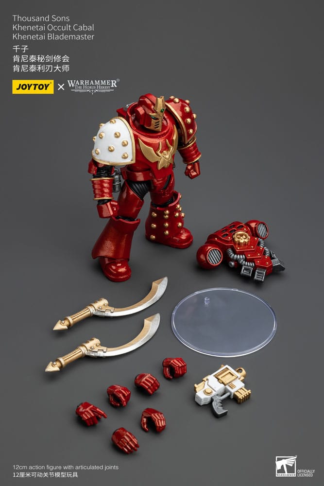 Thousand Sons Khenetai Occult Cabal Khenetai Blademaster Warhammer The Horus Heresy 1/18 Figurka 12 cm - Image 8