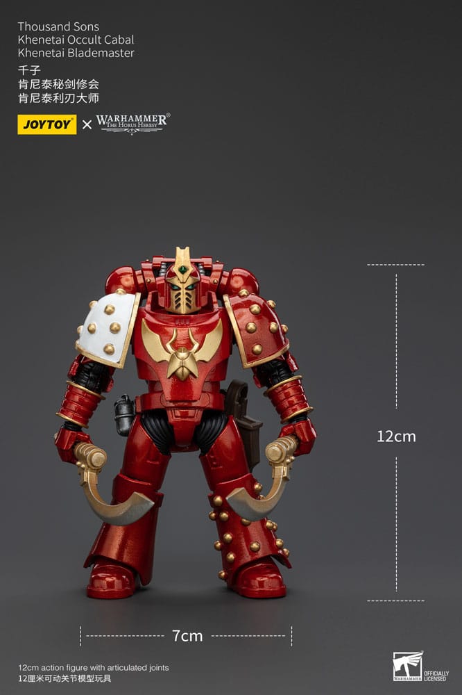Thousand Sons Khenetai Occult Cabal Khenetai Blademaster Warhammer The Horus Heresy 1/18 Figurka 12 cm - Image 9