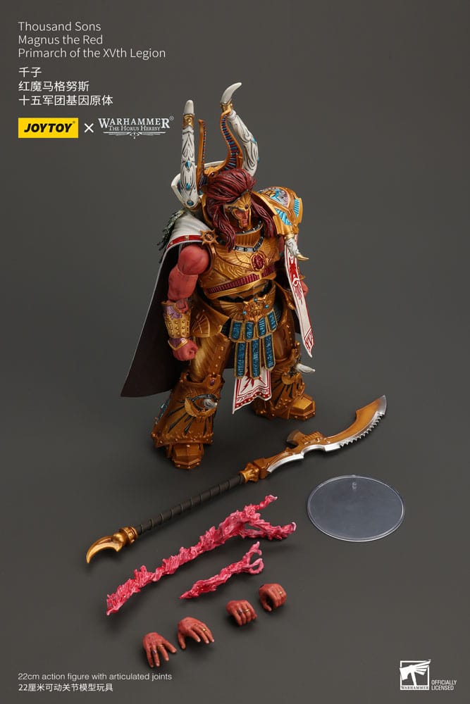 Thousand sons Magnus the Red Primarch of the XVth Legion Warhammer The Horus Heresy 1/18 Figurka 22 cm - Image 3