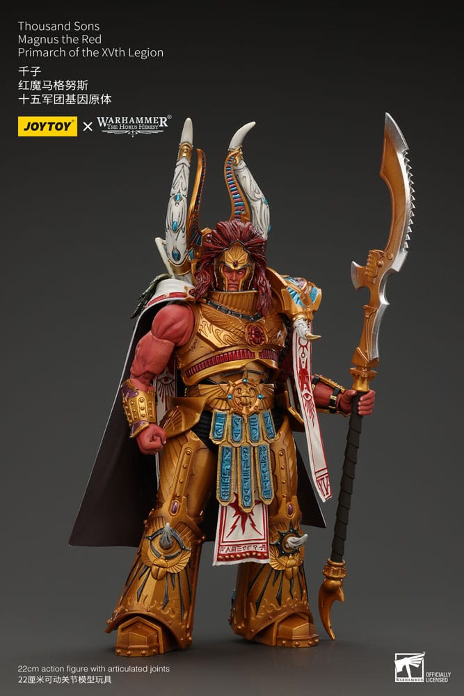 Thousand sons Magnus the Red Primarch of the XVth Legion Warhammer The Horus Heresy 1/18 Figurka 22 cm - Image 5
