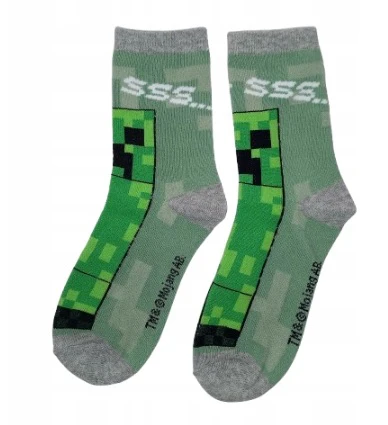 TNT Skarpetki Dziecięce Trójpak Minecraft (rozmiar: 35-38) - Image 2