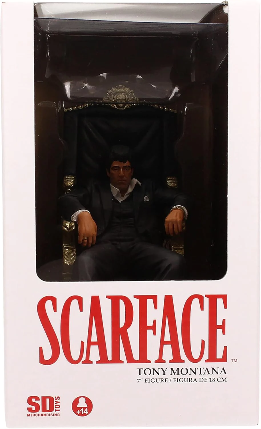 Tony Montana Scarface Movie Icons Figurka 18 cm - Image 5