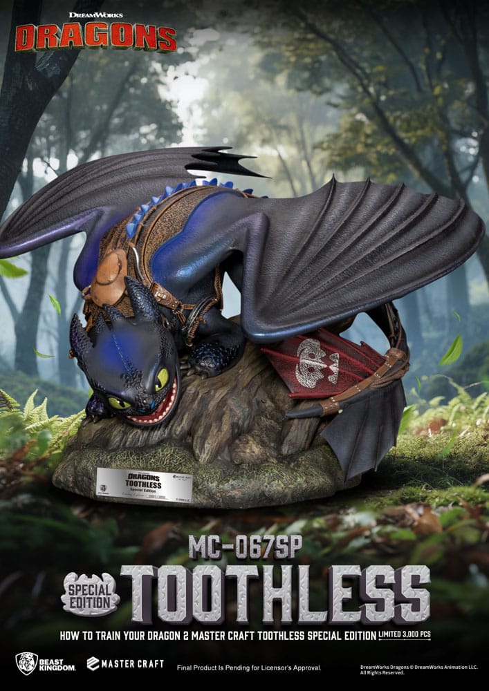 Toothless How To Train Your Dragon 2 Master Craft Figurka 38 cm - Image 2
