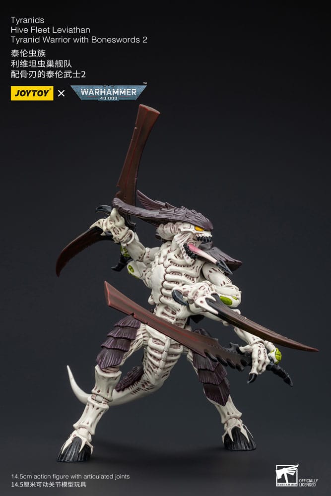 Tyranids Hive Fleet Leviathan Tyranid Warrior with Boneswords 2 Warhammer 40k 1/18 Figurka 15 cm - Image 8