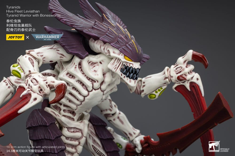Tyranids Hive Fleet Leviathan Tyranid Warrior with Boneswords  Warhammer 40k 1/18 Figurka 12 cm - Image 10