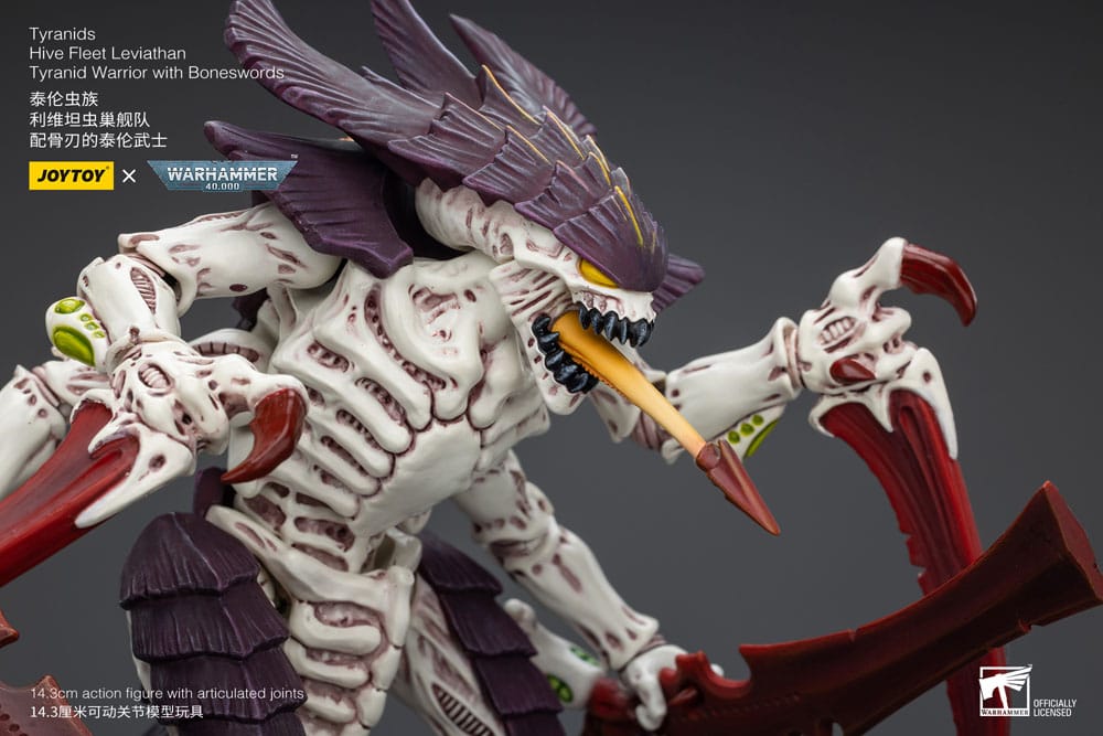 Tyranids Hive Fleet Leviathan Tyranid Warrior with Boneswords  Warhammer 40k 1/18 Figurka 12 cm - Image 11