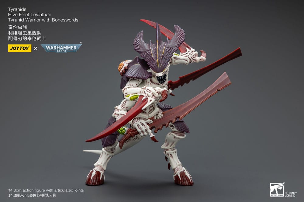 Tyranids Hive Fleet Leviathan Tyranid Warrior with Boneswords  Warhammer 40k 1/18 Figurka 12 cm - Image 15