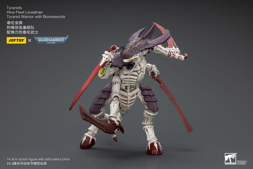 Tyranids Hive Fleet Leviathan Tyranid Warrior with Boneswords  Warhammer 40k 1/18 Figurka 12 cm - Image 16