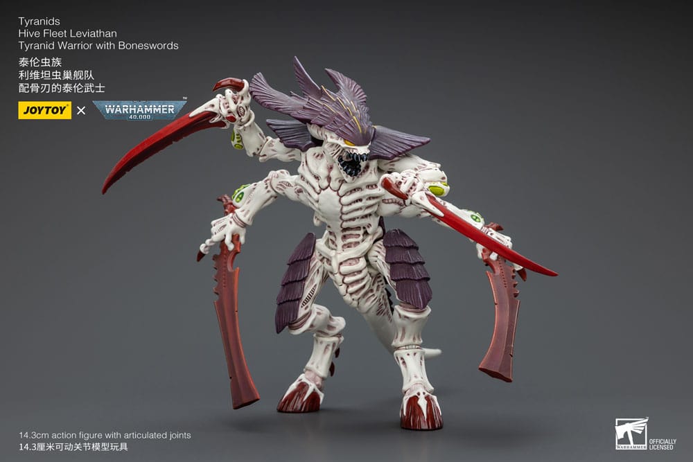 Tyranids Hive Fleet Leviathan Tyranid Warrior with Boneswords  Warhammer 40k 1/18 Figurka 12 cm - Image 17