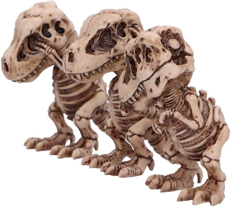 Tyrannosaurus Rex (szkielety) zestaw figurek - Trzy mądrale (wysokość: 9,3 cm) - Image 2
