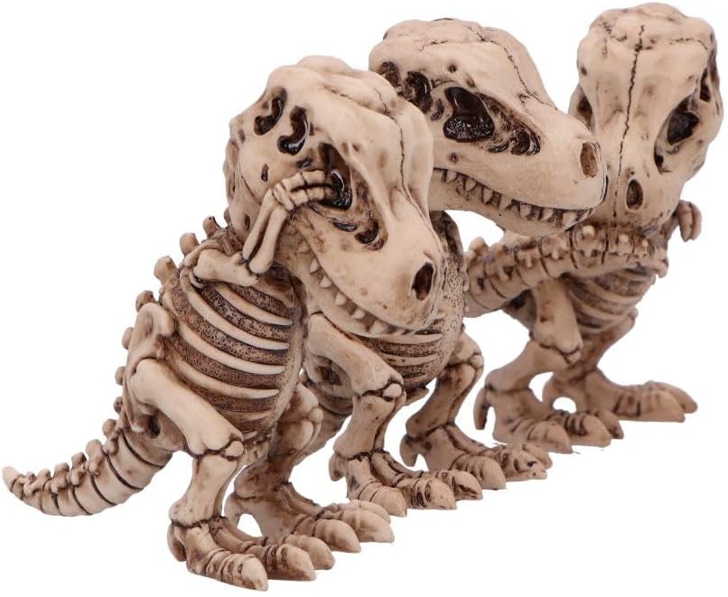Tyrannosaurus Rex (szkielety) zestaw figurek - Trzy mądrale (wysokość: 9,3 cm) - Image 4