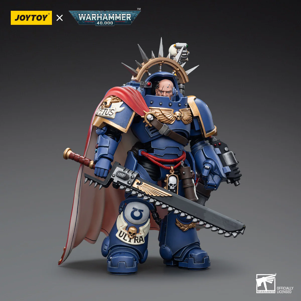 Ultramarines Captain in Gravis Armour Warhammer 40k 1/18 Figurka 12 cm - Image 8