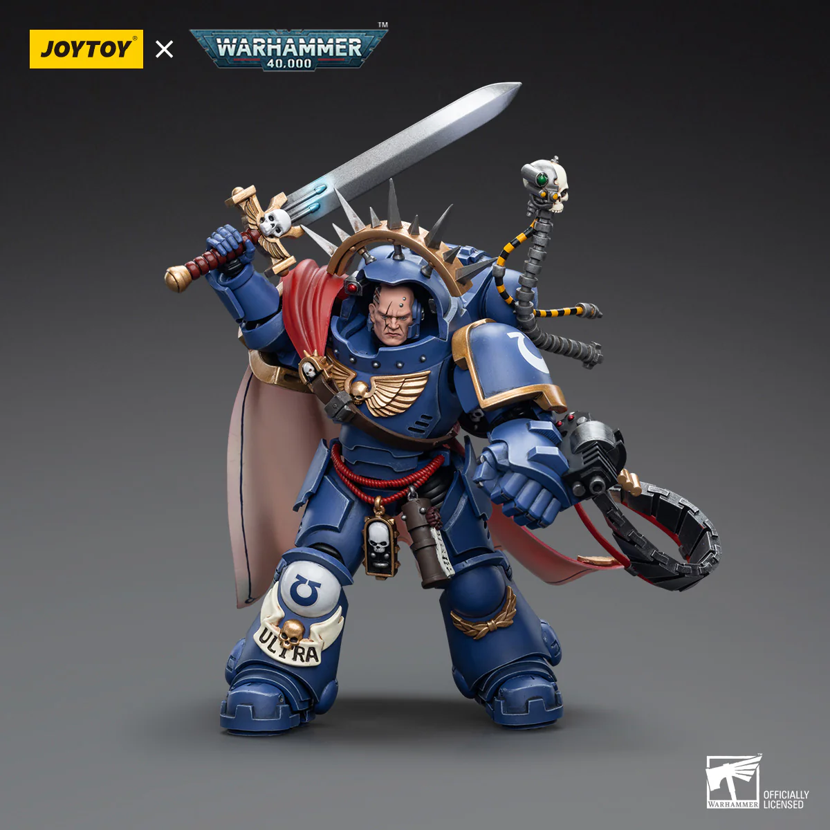 Ultramarines Captain in Gravis Armour Warhammer 40k 1/18 Figurka 12 cm - Image 9