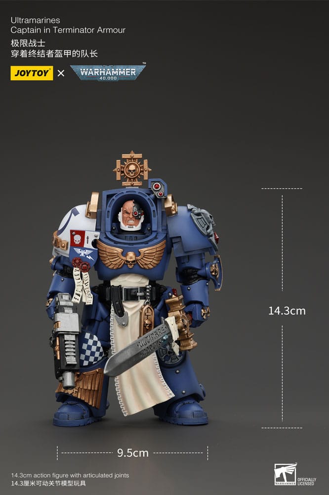 Ultramarines Captain In Terminator Armour Warhammer 40k 1/18 Figurka 14 cm - Image 10