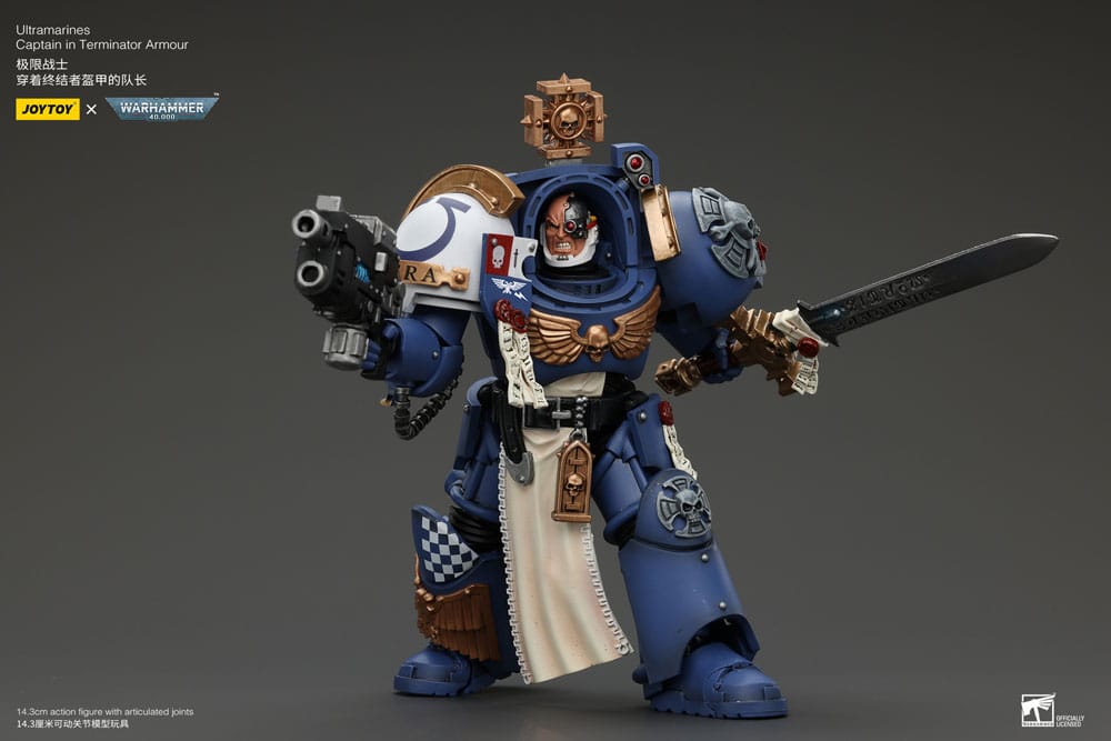 Ultramarines Captain In Terminator Armour Warhammer 40k 1/18 Figurka 14 cm - Image 4