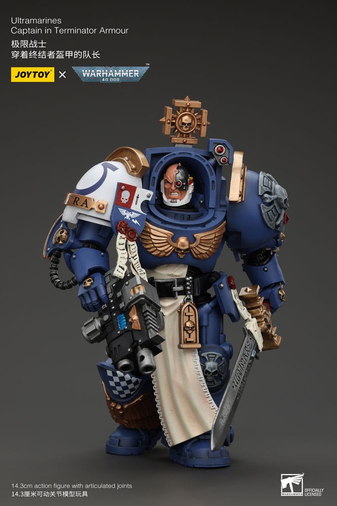 Ultramarines Captain In Terminator Armour Warhammer 40k 1/18 Figurka 14 cm - Image 5