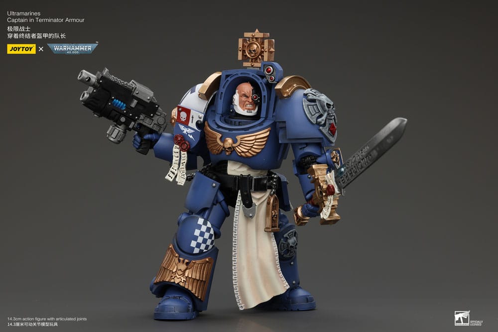 Ultramarines Captain In Terminator Armour Warhammer 40k 1/18 Figurka 14 cm - Image 6