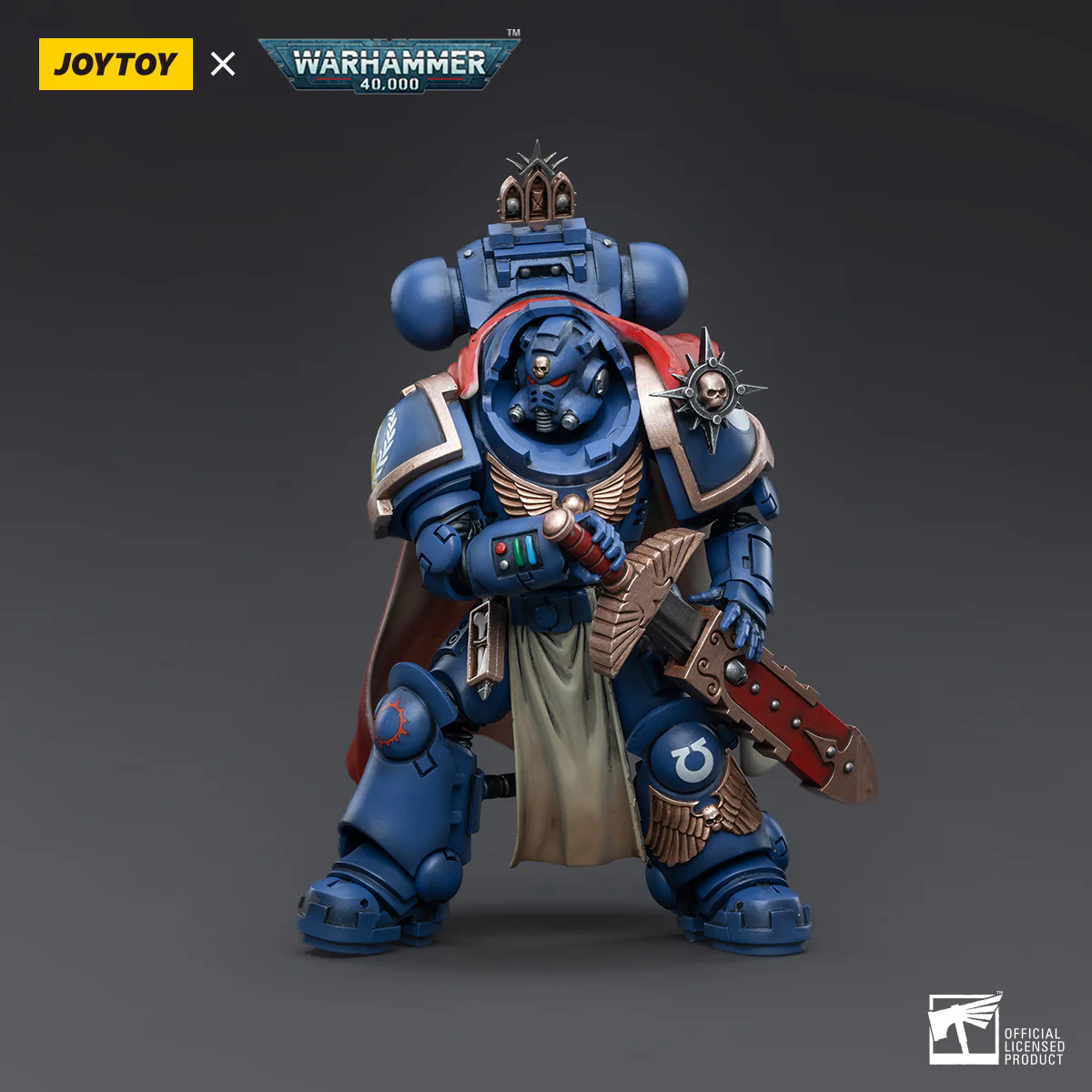 Ultramarines Captain with Master-Crafted Heavy Bolt Rifle Warhammer 40k 1/18 Figurka 12 cm - Image 4