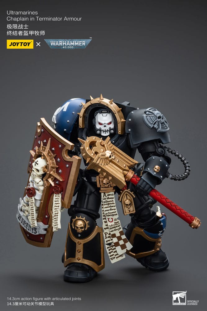 Ultramarines Chaplain in Terminator Armour Warhammer 40k 1/18 Figurka 12 cm - Image 12