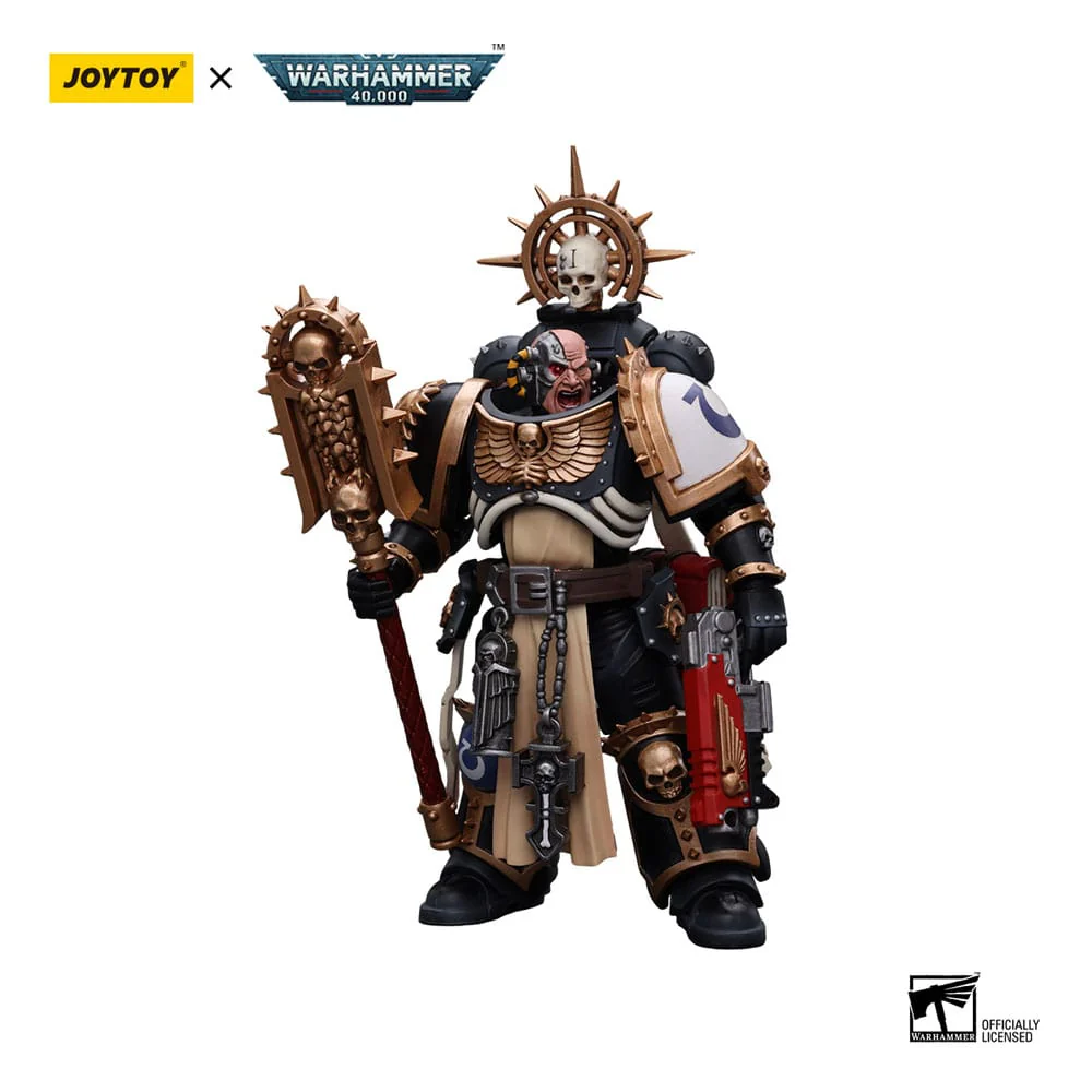 Ultramarines Chaplain Indomitus Warhammer 40k 1/18 Figurka 12 cm - Image 3