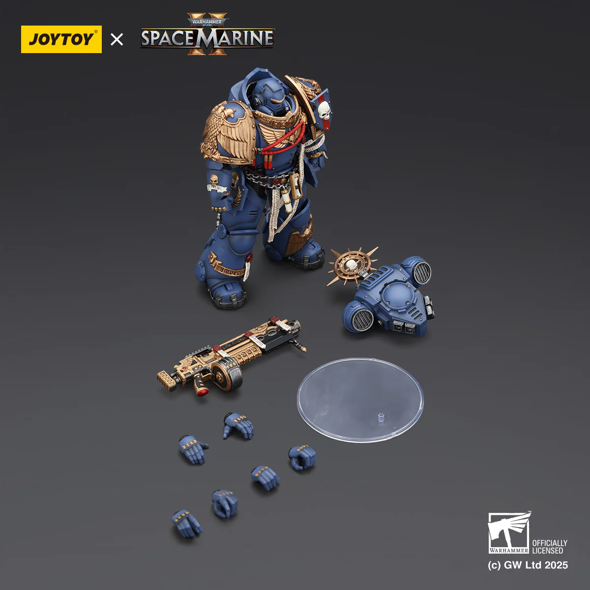 Ultramarines Heavy Relic Primus Armor with Heavy Relic Bolt Rifle Warhammer 40,000: Space Marine 2 Figurka 13 cm - Image 10