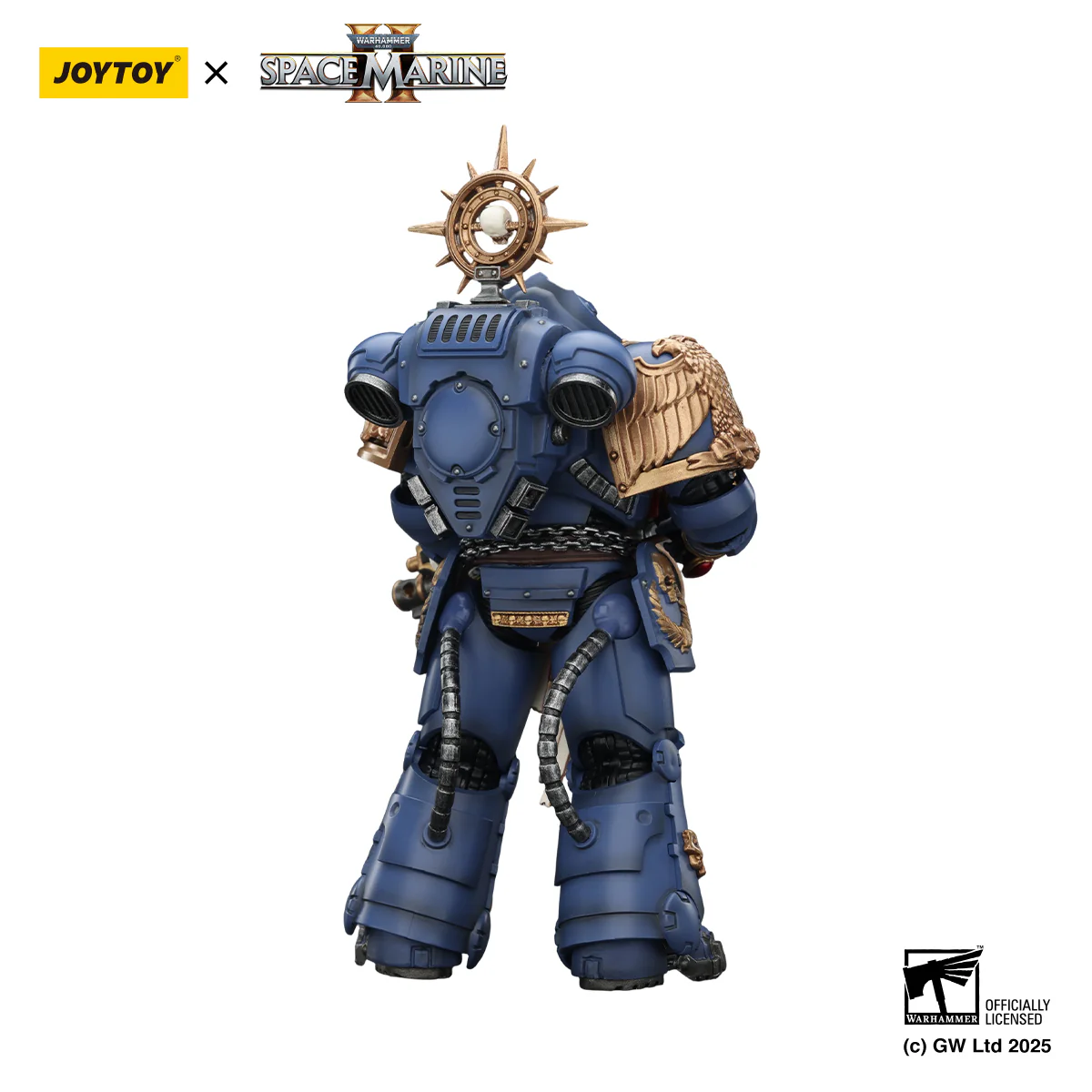 Ultramarines Heavy Relic Primus Armor with Heavy Relic Bolt Rifle Warhammer 40,000: Space Marine 2 Figurka 13 cm - Image 4