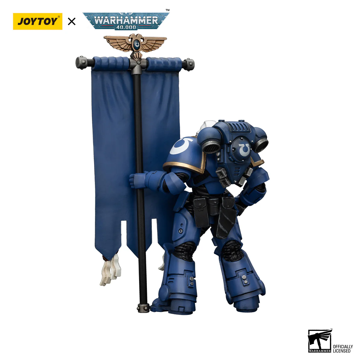 Ultramarines Heroes of the Chapter Primaris Ancient Posca Warhammer 40k 1/18 Figurka 20 cm - Image 3