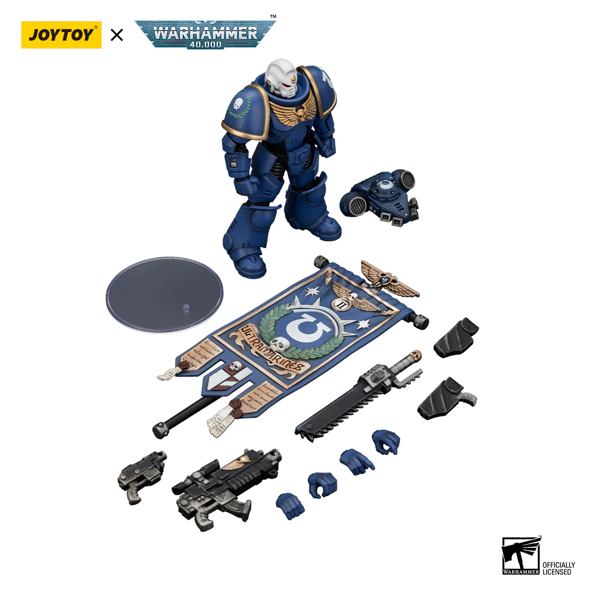 Ultramarines Heroes of the Chapter Primaris Ancient Posca Warhammer 40k 1/18 Figurka 20 cm - Image 7