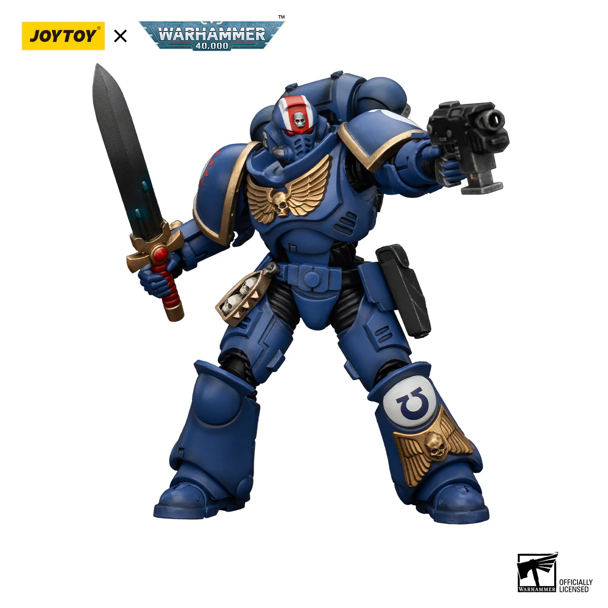 Ultramarines Heroes of the Chapter Primaris Lieutenant Erastus Warhammer 40k 1/18 Figurka 20 cm - Image 3